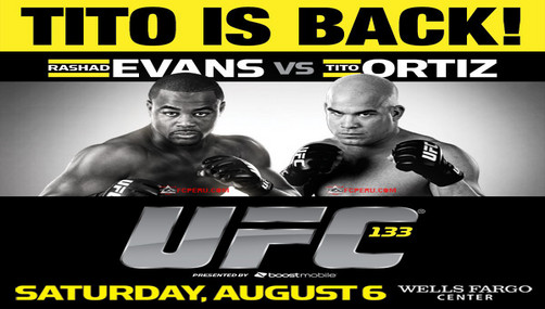 Vea el póster del UFC 113 con Tito Ortiz vs Rashad Evans