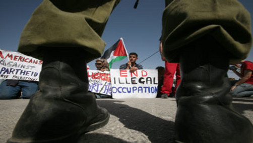 Protestas en Jerusalén por independencia de Palestina