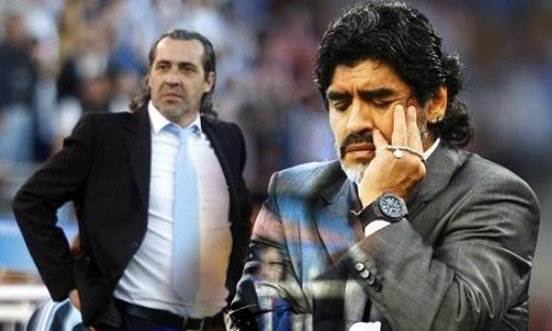 Maradona volvió a arremeter contra Batista