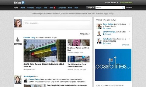 LinkedIn renueva el diseño de su página web