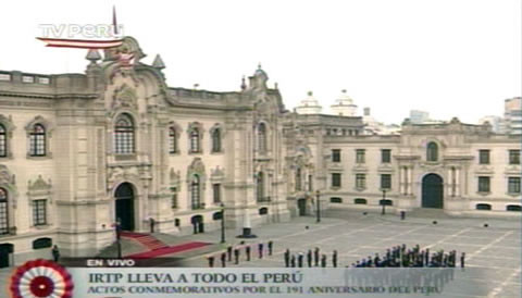 Izan el Pabellón Nacional en Palacio de Gobierno