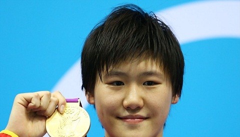 China Shiwen Ye batió record mundial de los 400 mixtos