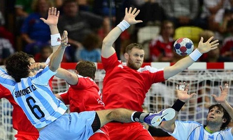 Handball: Argentina perdió con Islandia en su debut