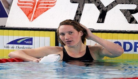 Natación en Londres 2012: francesa Camille Muffat gana el oro en 400 metros libres