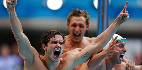 Natación en Londres 2012: Francia triunfa en relevo 4 x 100 Estilo Libre Masculino