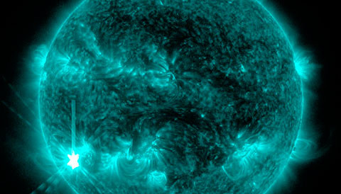 Efectos de erupción solar del fin de semana llegarán hoy a la Tierra