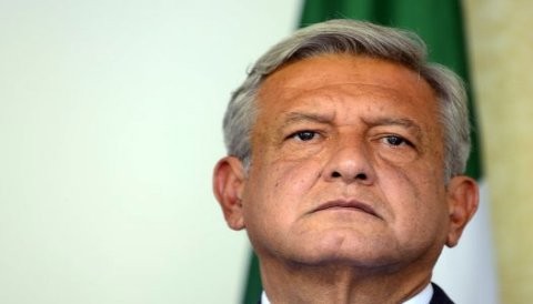 Andrés Manuel López Obrador en la plaza