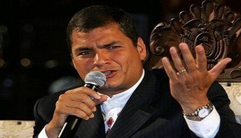 Ecuador: Rafael Correa insulta a aspirante presidencial Noboa