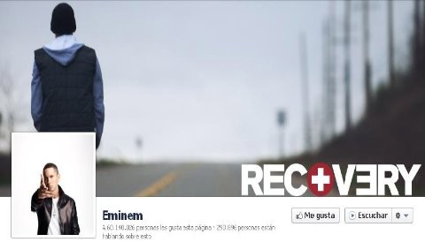 Eminem el más popular en Facebook