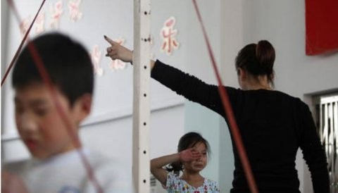 [FOTOS] Gimnasio en China entrena dolorosamente a sus atletas olímpicos