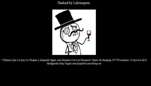 Hackean página web de Chilevisión con grosero mensaje