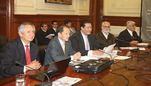 Facilitadores de diálogo con Cajamarca se reúnen con Ministros de Estado