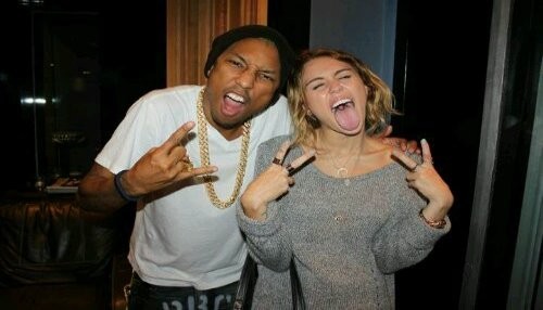 Miley Cyrus trabaja en su nuevo disco con Pharrell Williams