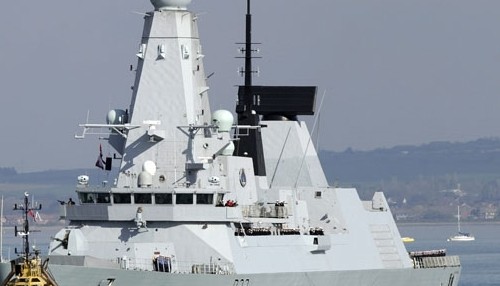El destructor británico HMS Dauntless llegó a las islas Malvinas