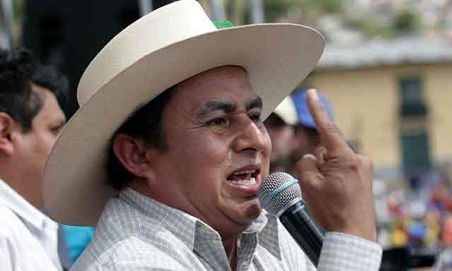 Gregorio Santos a premier Jiménez: Cajamarca seguirá protestando contra Conga