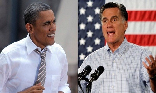 Encuesta: ventaja de Obama sobre Romney cae a 4 puntos