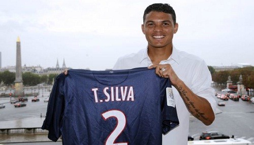 Thiago Silva fue presentado en el Paris Saint Germain [FOTOS]