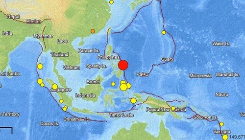 Cancelan alerta de tsunami en Filipinas tras terremoto de 7.6 grados