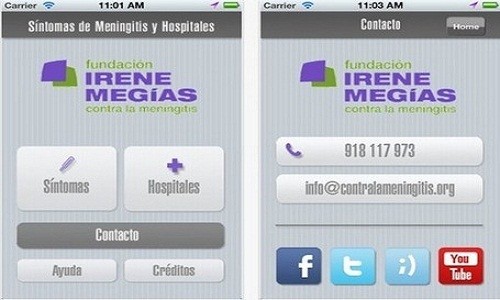 Aplicación gratuita para iPhone y Android diagnostica la meningitis