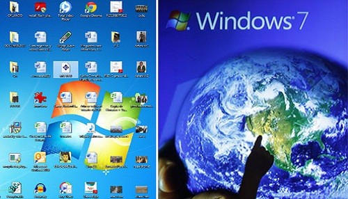 Windows 7 desplazó a Windows XP como el sistema operativo más popular