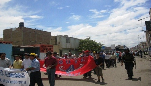 El descontento marcha