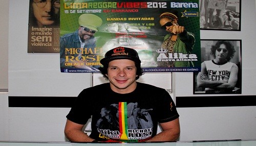 Mario Hart invita a sus fans al Festival Internacional de Música Lima Reggae Vibes 2012