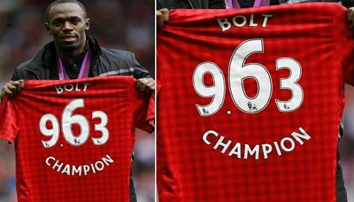 Usain Bolt jugará en el Manchester United