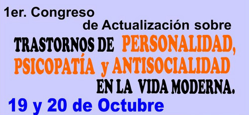 [Uruguay] 1er Congreso sobre Trastornos de Personalidad y Psicopatías