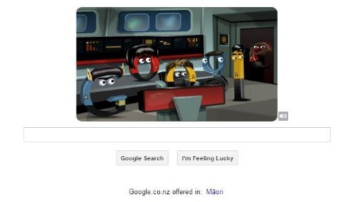 Google dedica doodle a Star Trek: La Serie Original