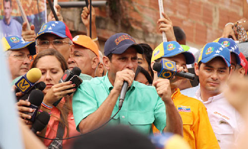 Capriles se burla de Hugo Chávez: si usted es socialista, yo soy marxista leninista