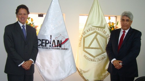 CEPLAN firmó convenio con el Colegio de Arquitectos del Perú CEPLAN firmó convenio con el Colegio de Arquitectos del Perú