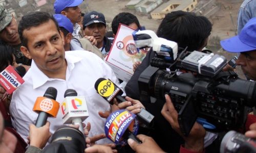Presidente Humala es aprobado por el 41% de la población
