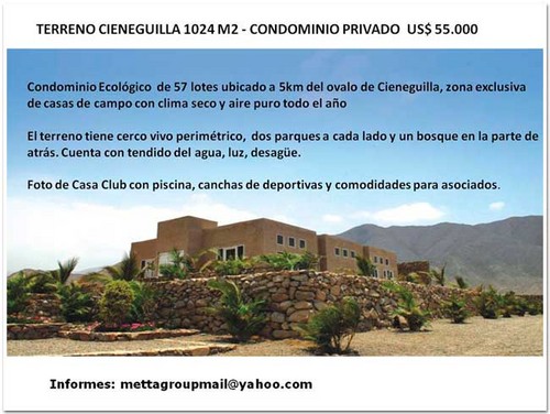 Venta de Terreno en Cieneguilla: TERRENO de 1024M2