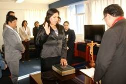 [Ancash] Juramentó nueva fiscal para la Oficina Desconcentrada de Control Interno de Huaraz