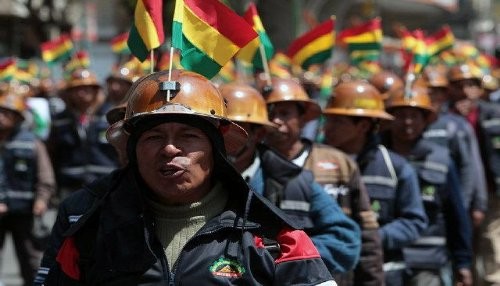 [Bolivia] Mineros asalariados exigen nacionalización y abren crisis política nacional