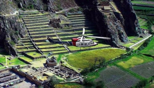 Los vuelos de helicópteros no deben continuar hacia la ciudadela de Machupicchu