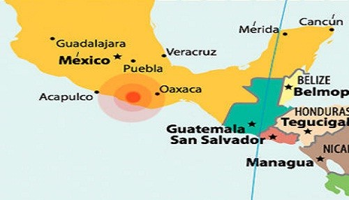 Sismo de 5.8 grados Richter sacude México