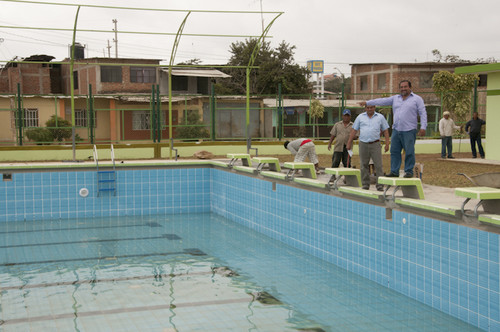 [Tumbes] Presidente regional inspecciona obras en estadio, próximas a inaugurar