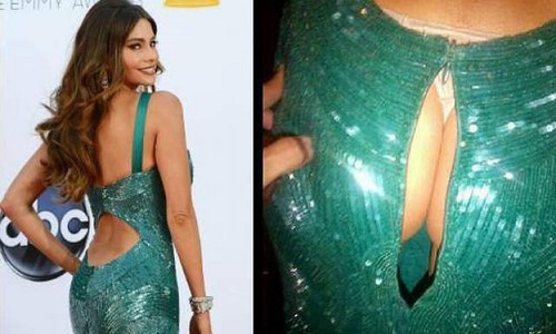 Vestido de Sofía Vergara se rompió en los Emmy