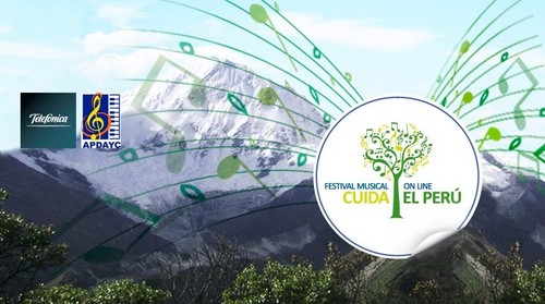 Diez canciones finalistas participan del Primer Festival de Música Online 'Cuida el Perú' organizado por APDAYC y Telefónica