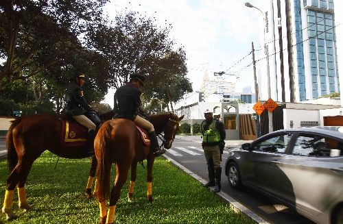 El transito será restringido en  el distrito  de San Isidro por la cumbre ASPA