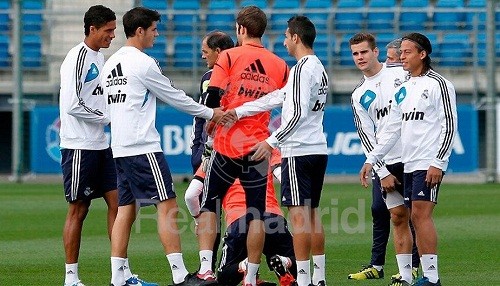 Cristian Benavente entrenó con el Real Madrid [FOTOS]