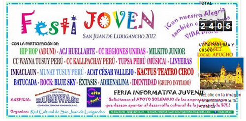 Invitación al Festijoven de San Juan de Lurigancho