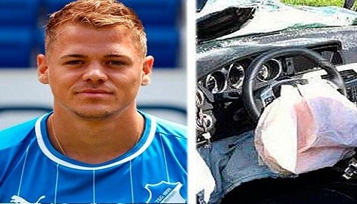 Futbolista del Hoffenheim de Alemania quedó grave tras sufrir accidente de tránsito