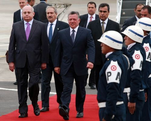 Presiente Humala se reunió con el rey de Jordania