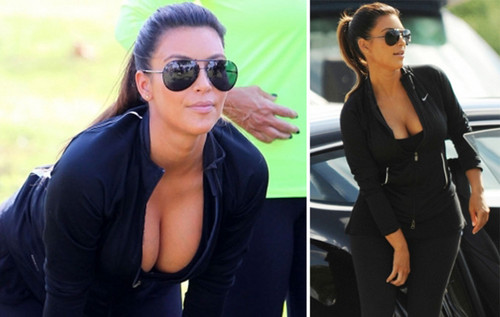 Kim Kardashian muestra accidentalmente los senos [FOTOS]