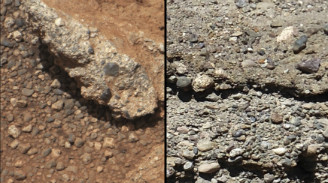 El  robot Curiosity encontró las primeras pruebas claras de agua en Marte