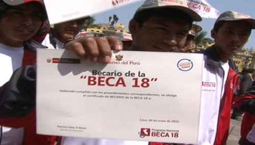 Programa Beca 18 inicia inscripción de becas para Honduras