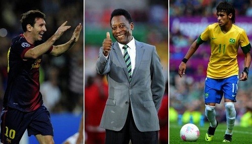 Pelé: Neymar es más técnico pero Messi ahora es el mejor