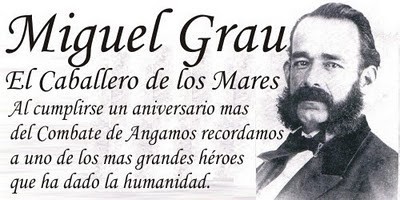 Piura le rinde homenaje al almirante Miguel Grau Seminario